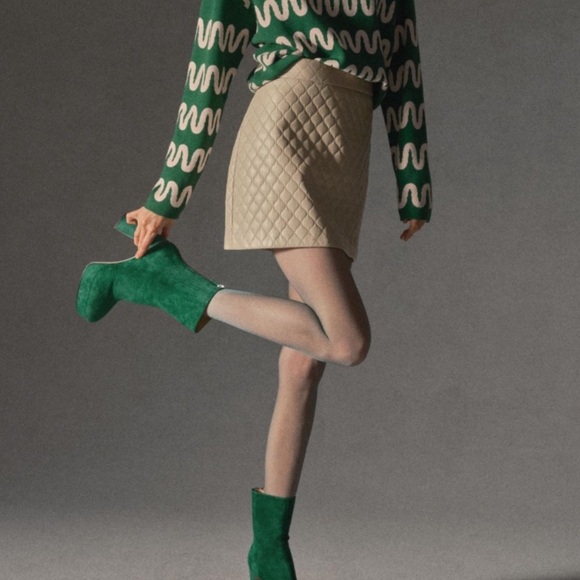 Anthropologie Sheer Tights green 3 X - Picture 1 of 3